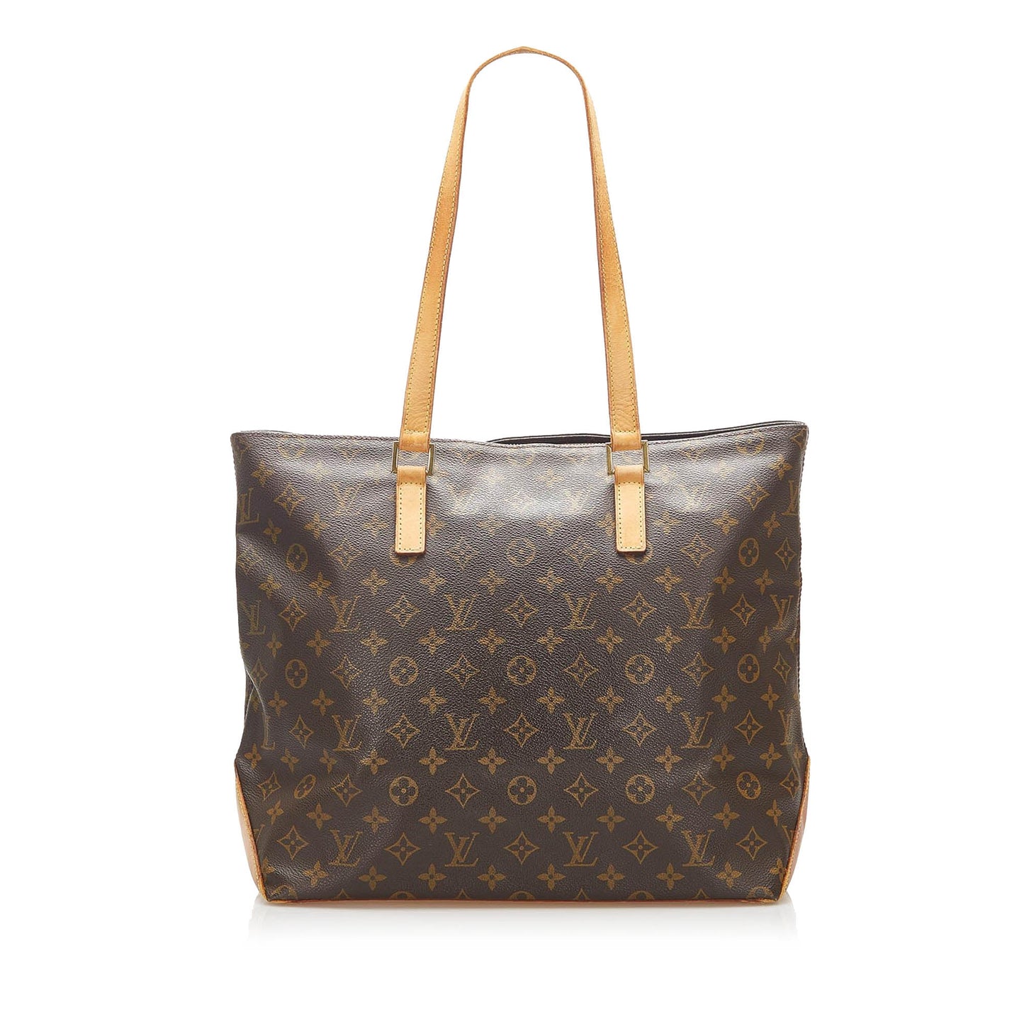 Louis-Vuitton Monogram Cabas Mezzo Brown