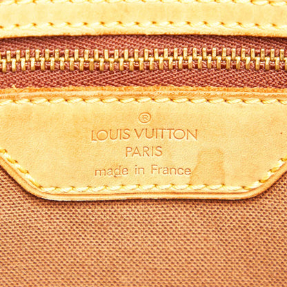 Louis-Vuitton Monogram Cabas Mezzo Brown