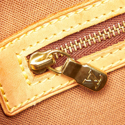 Louis-Vuitton Monogram Cabas Mezzo Brown