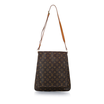 Louis-Vuitton Monogram Musette Salsa Long Strap Brown