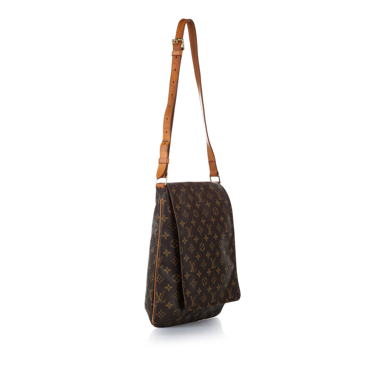Louis-Vuitton Monogram Musette Salsa Long Strap Brown