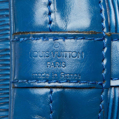 Louis-Vuitton Epi Petit Noe Blue