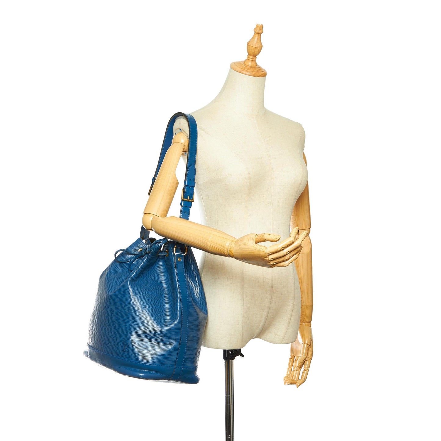 Louis-Vuitton Epi Petit Noe Blue