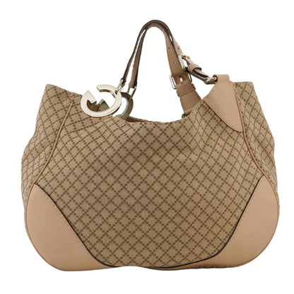 Gucci Charlotte Beige Canvas Shoulder Bag