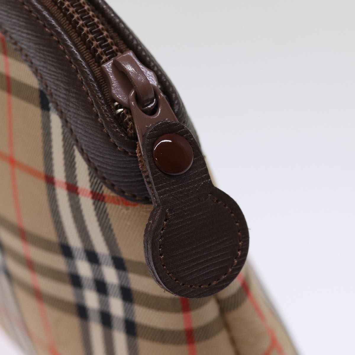 BURBERRY Haymarket Clutch Bag