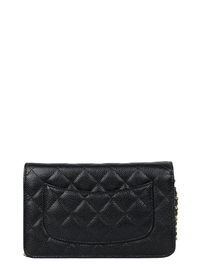 Chanel Black Caviar Leather WOC Bag