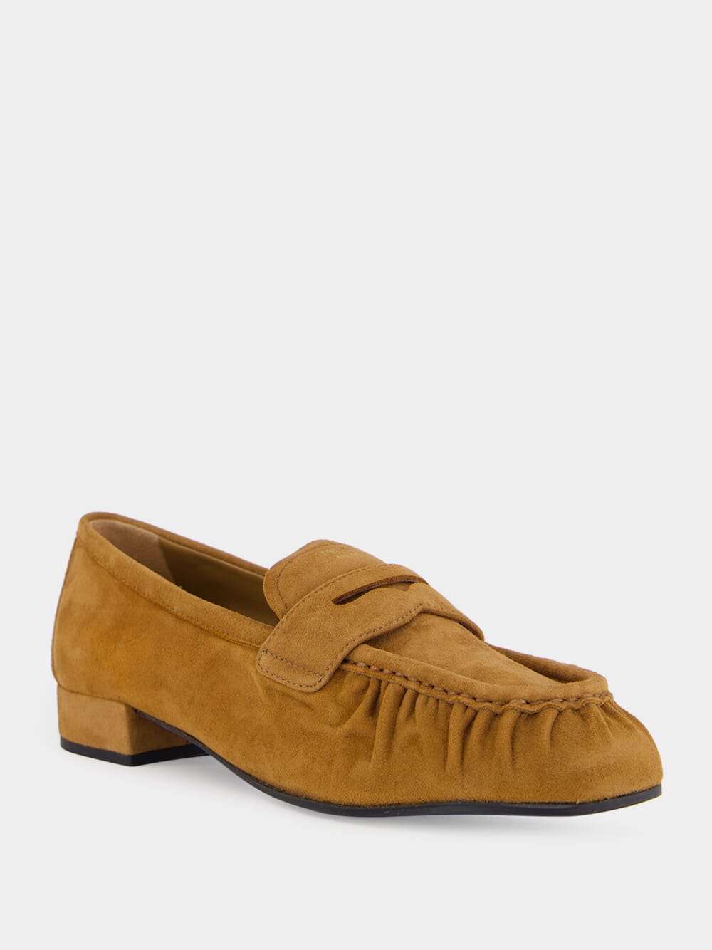 Light Brown Suede Leather Loafers