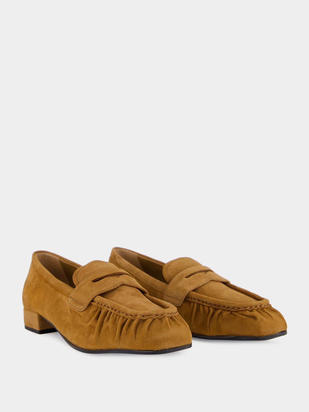 Light Brown Suede Leather Loafers
