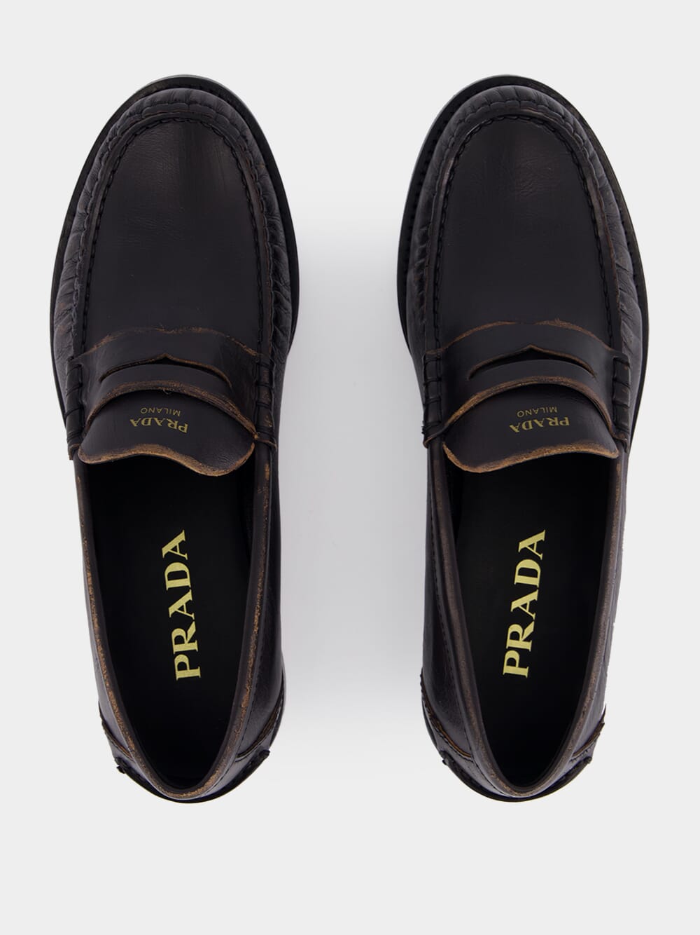 Black Leather Loafers