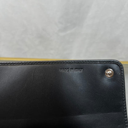 Prada Black Tessuto Nylon Beaded Wallet on Chain