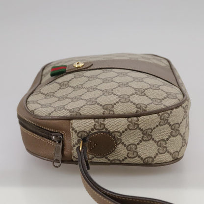 Gucci Gg Canvas Beige Canvas Clutch Bag