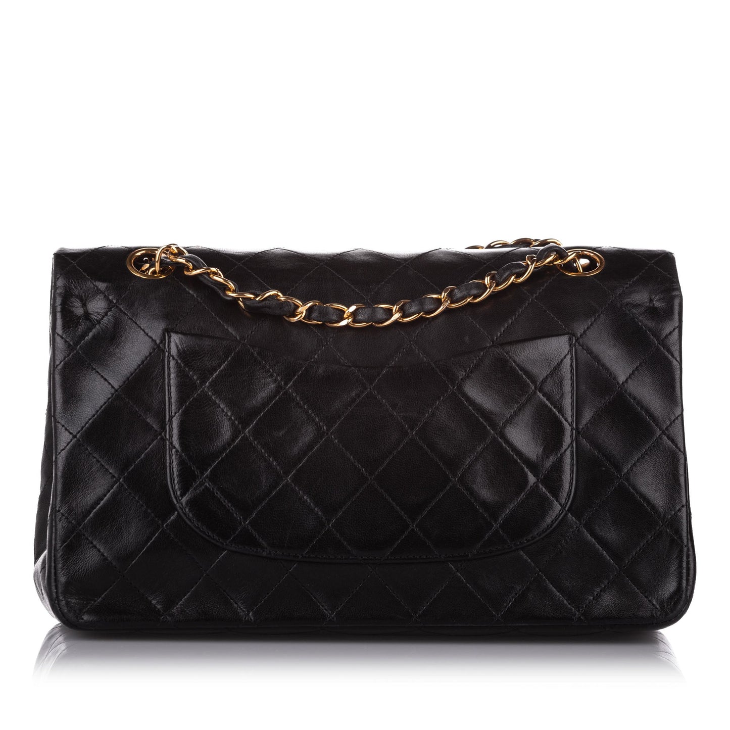 Medium Classic Flap Lambskin black GHW