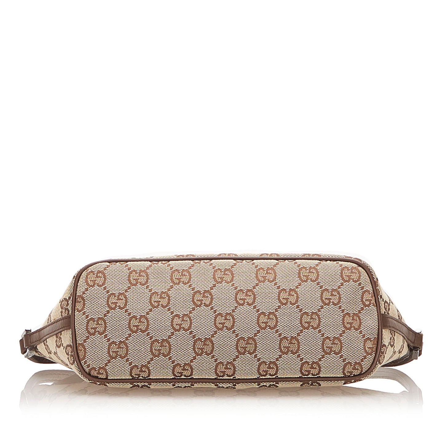 Gucci GG Canvas Boat Baguette Brown