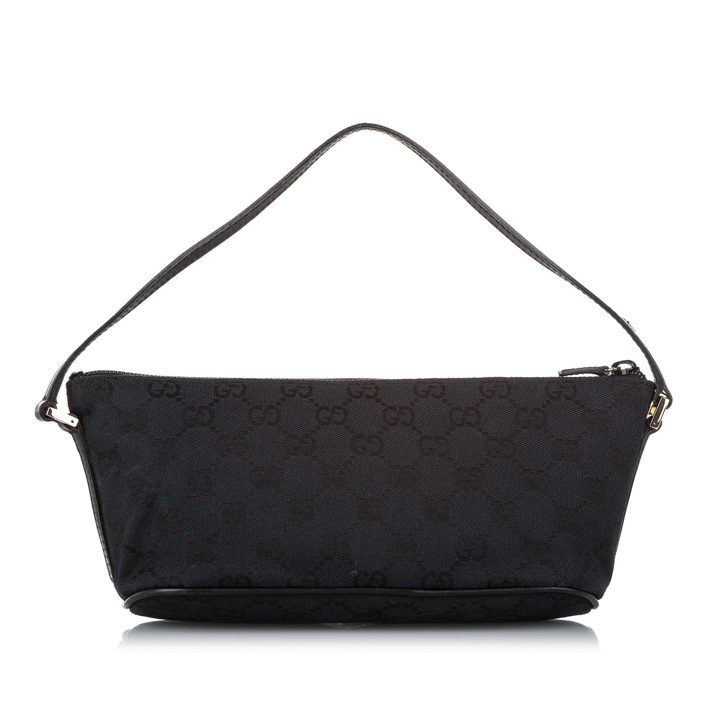 Gucci Gucci GG Canvas Boat Baguette Black