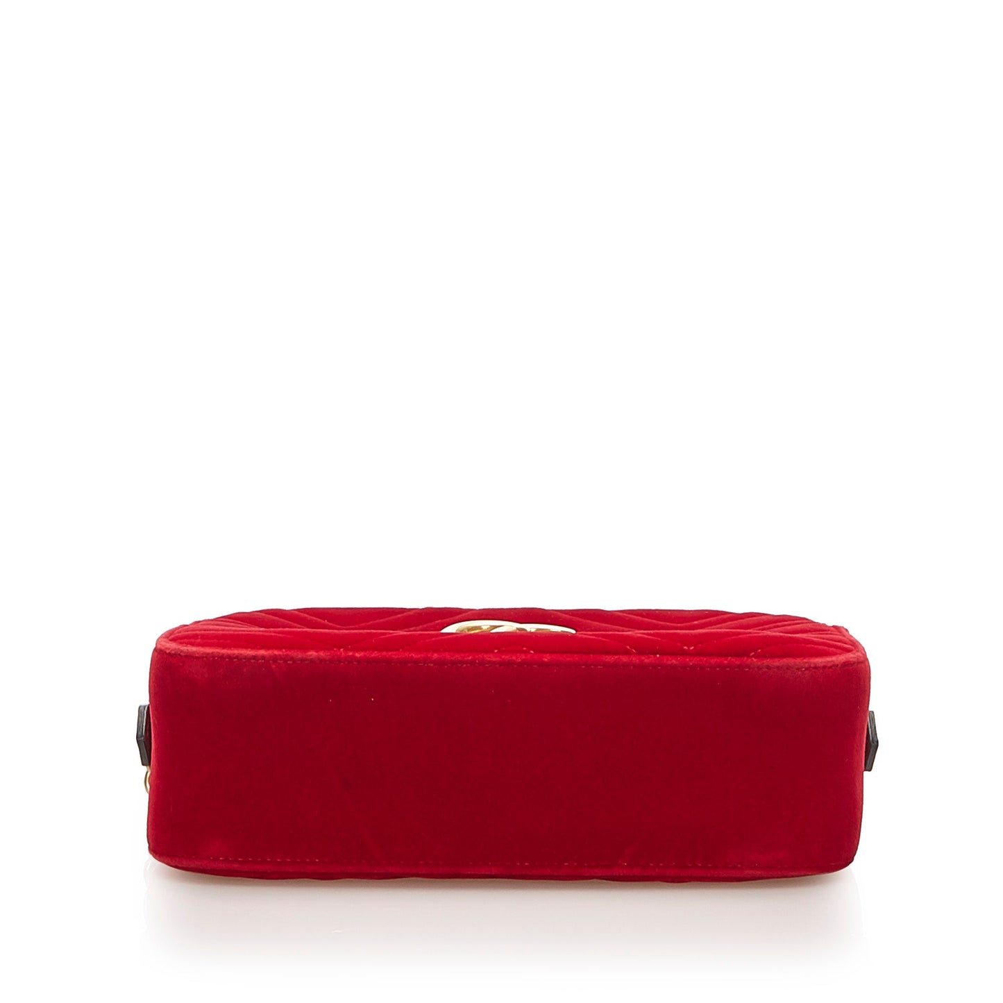 Gucci GG Marmont Velvet Crossbody Bag Red