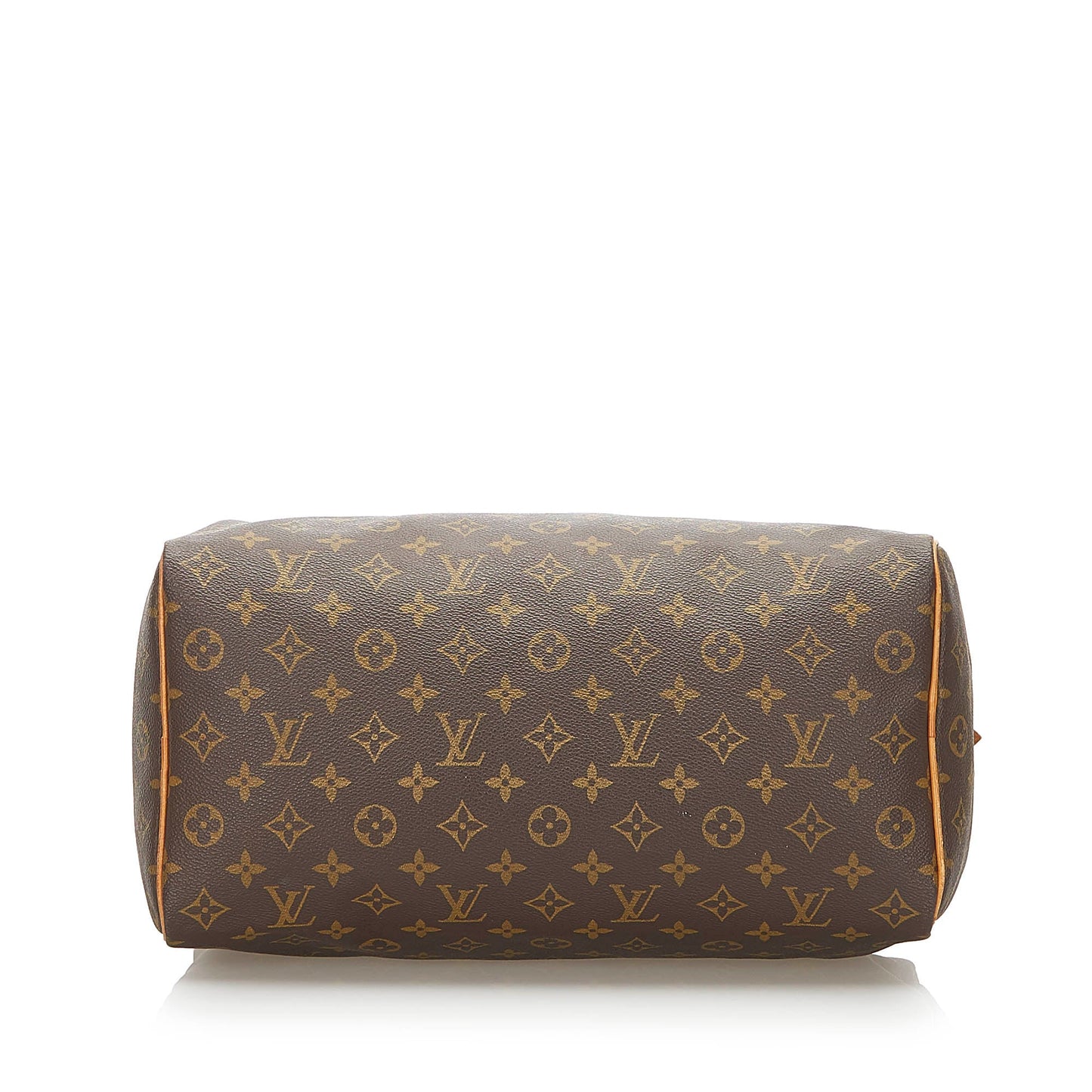 Louis-Vuitton Monogram Speedy 35 Brown