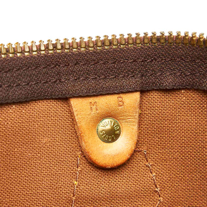 Louis-Vuitton Monogram Speedy 35 Brown