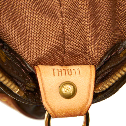 Louis-Vuitton Monogram Cabas Mezzo Brown