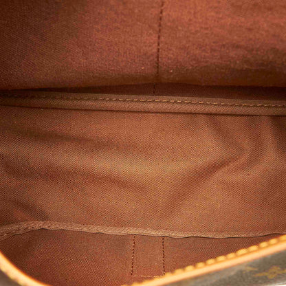 Louis-Vuitton Monogram Saumur 35 Brown