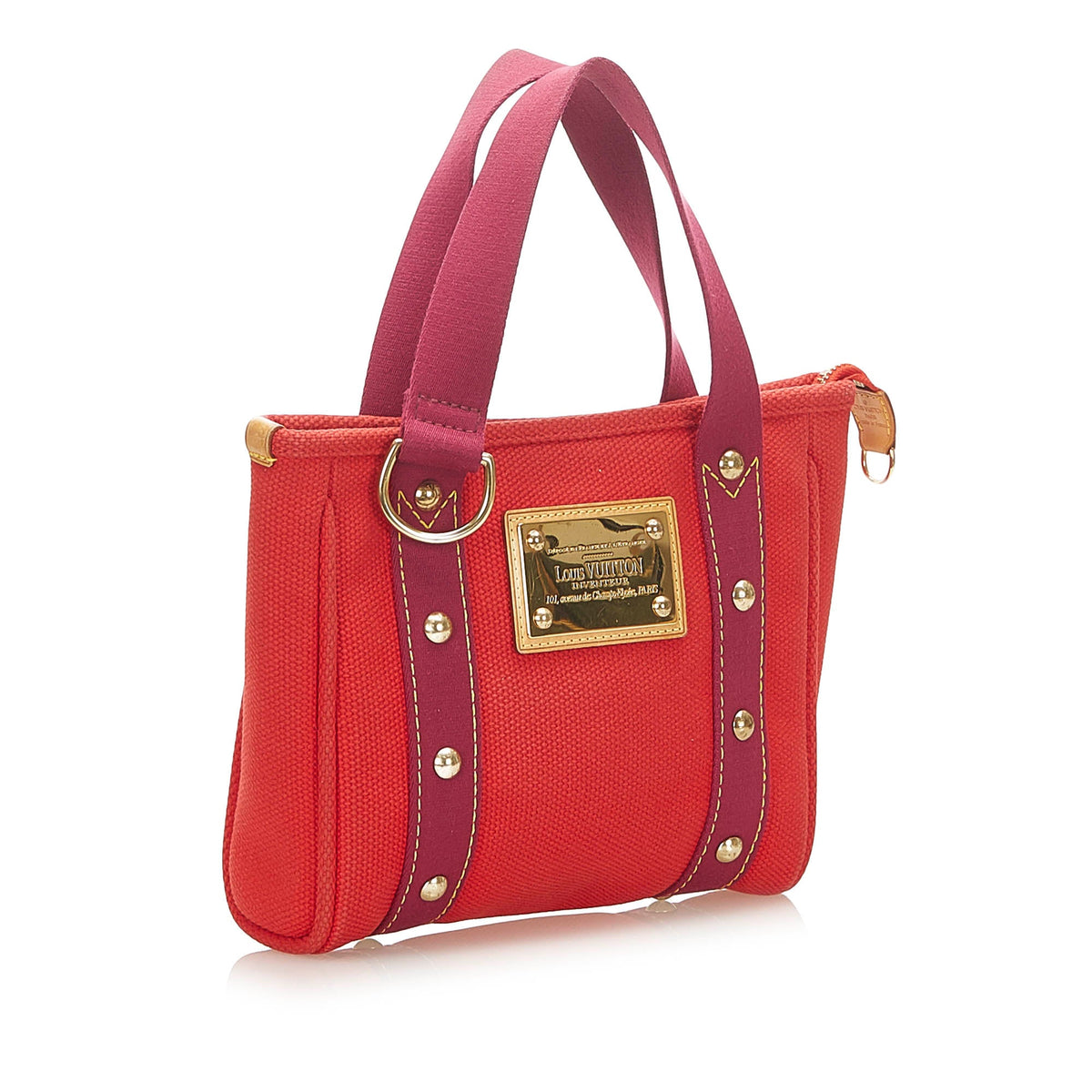 Louis-Vuitton Louis Vuitton Antigua Cabas PM Red
