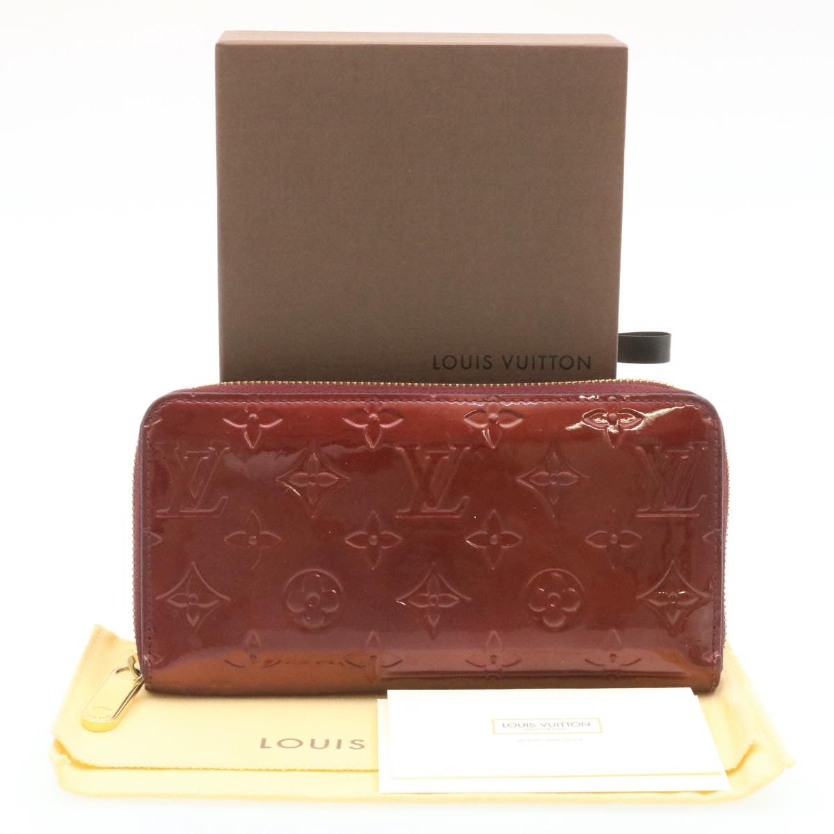 Louis Vuitton Red Patent leather Zippy wallet wallet accessories