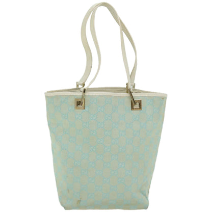 Gucci Gg Canvas Blue Canvas Handbag