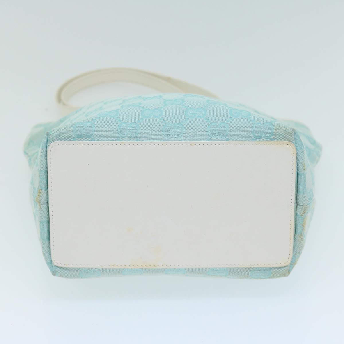 Gucci Gg Canvas Blue Canvas Tote Bag