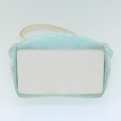 Gucci Gg Canvas Blue Canvas Tote Bag