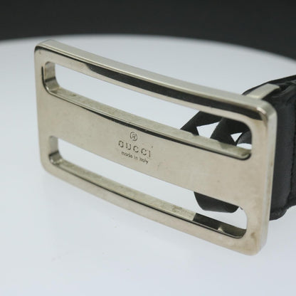 Gucci Black Leather Belt