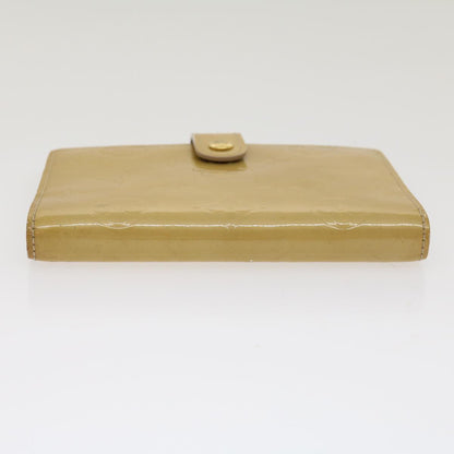 Louis Vuitton Beige Patent leather Agenda wallet accessories
