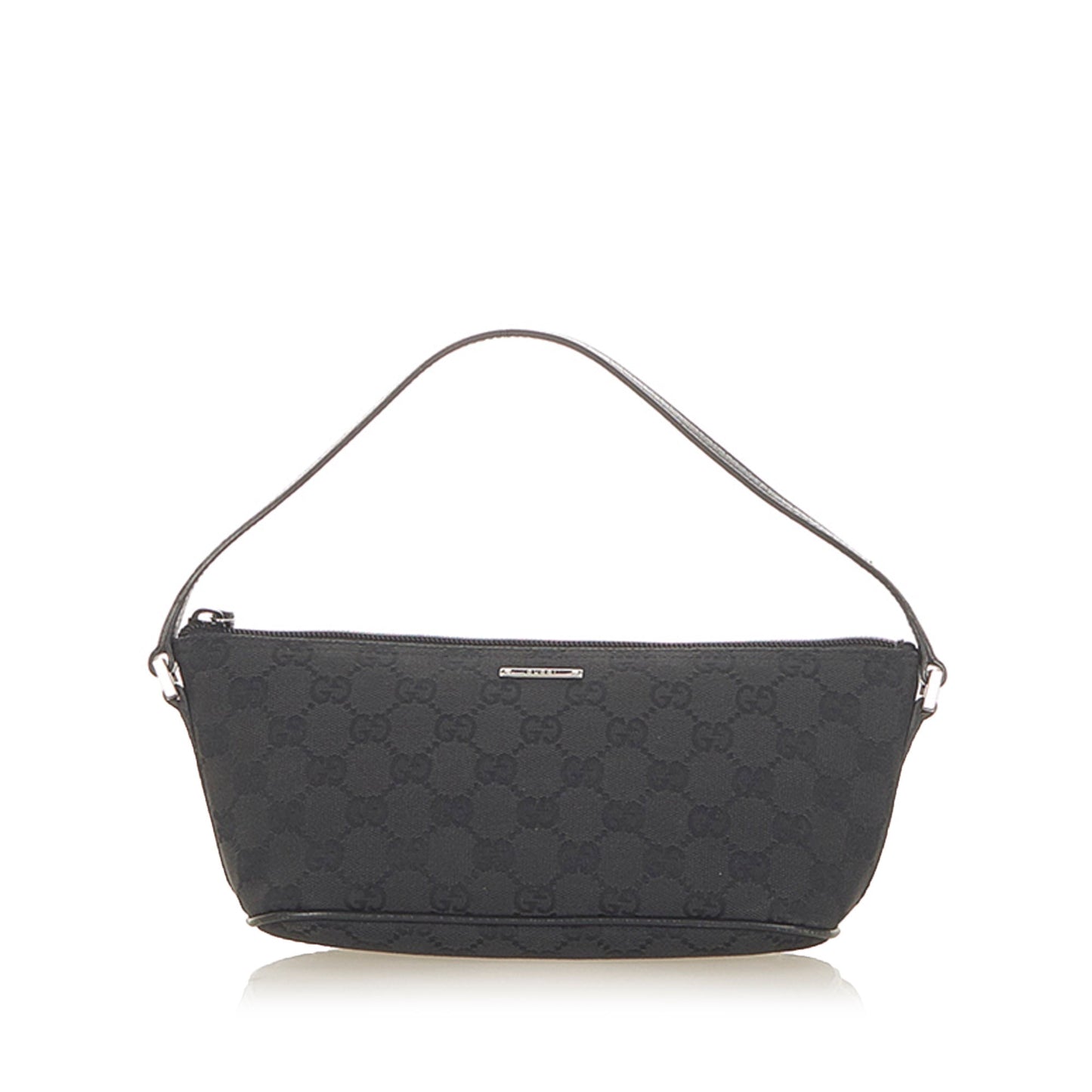 Gucci GG Canvas Boat Baguette Black