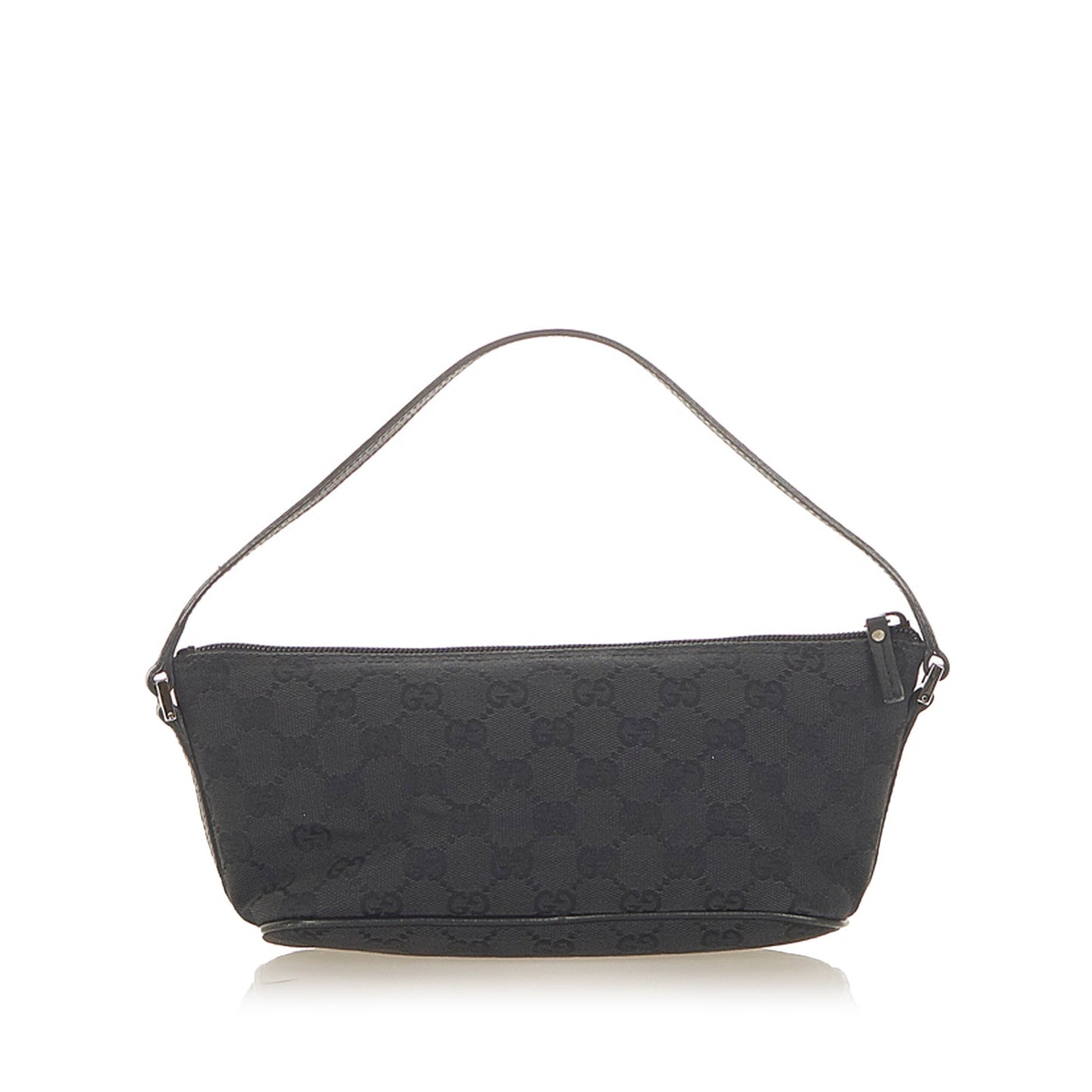 Gucci GG Canvas Boat Baguette Black