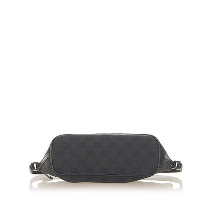 Gucci GG Canvas Boat Baguette Black