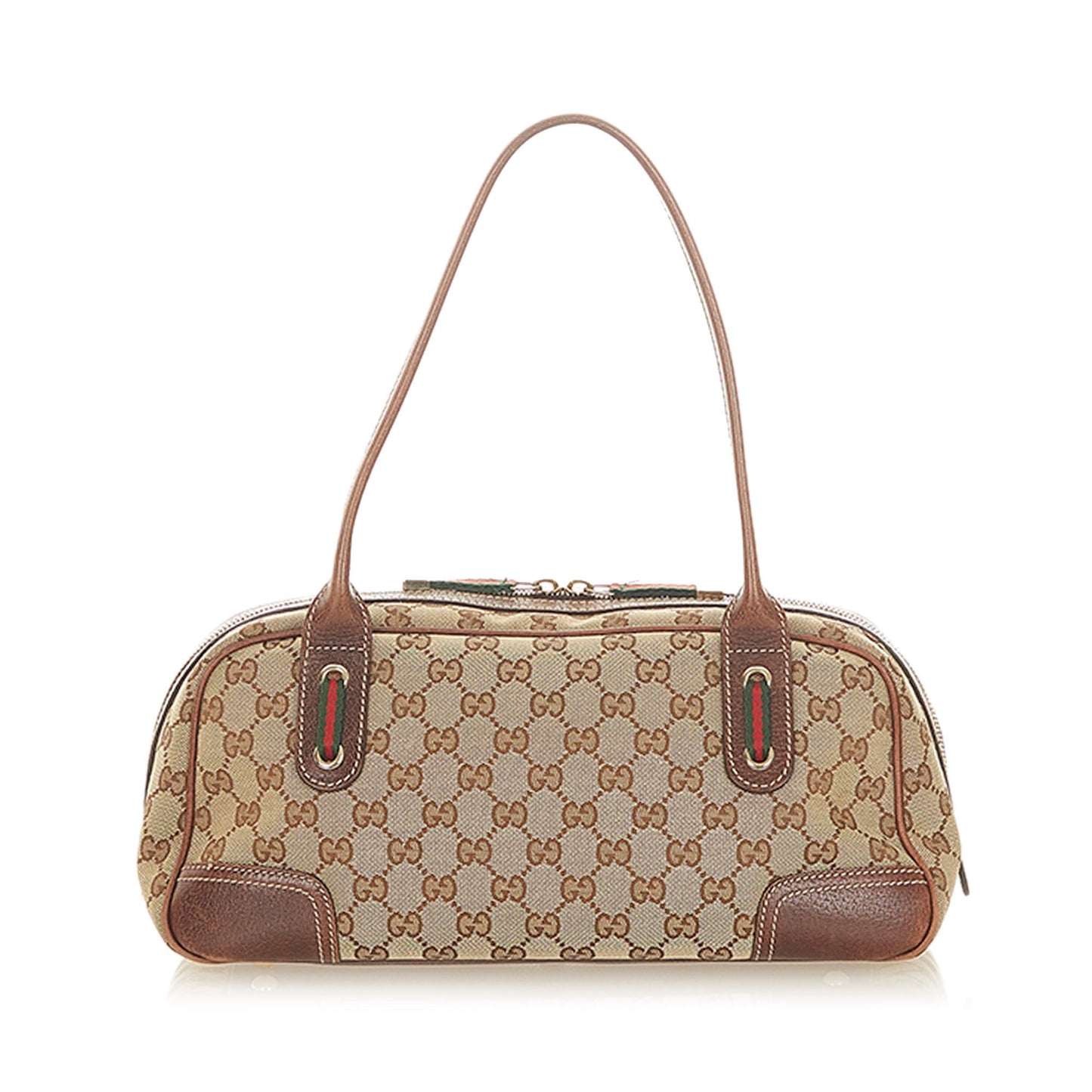 Gucci Gucci GG Canvas Princy Handbag Brown
