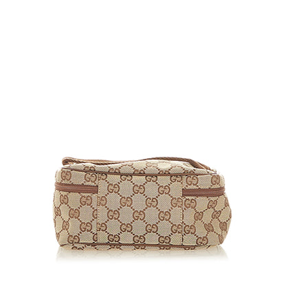 Gucci Gucci GG Canvas Vanity Bag Brown