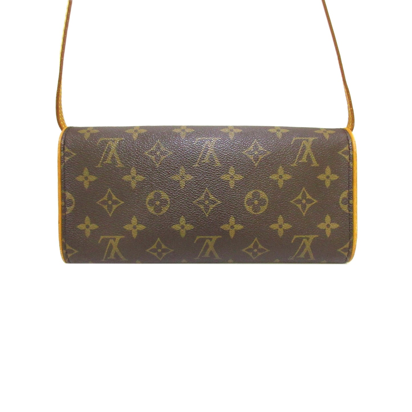 Louis-Vuitton Monogram Pochette Twin GM Brown