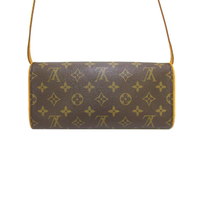 Louis-Vuitton Monogram Pochette Twin GM Brown