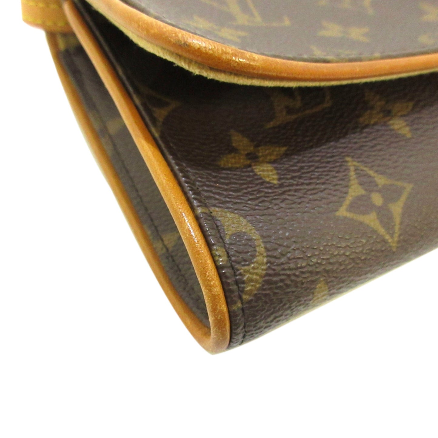 Louis-Vuitton Monogram Pochette Twin GM Brown