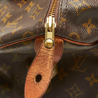 Louis-Vuitton Monogram Speedy 35 Brown