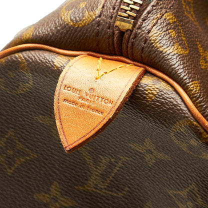 Louis-Vuitton Monogram Keepall 50 Brown