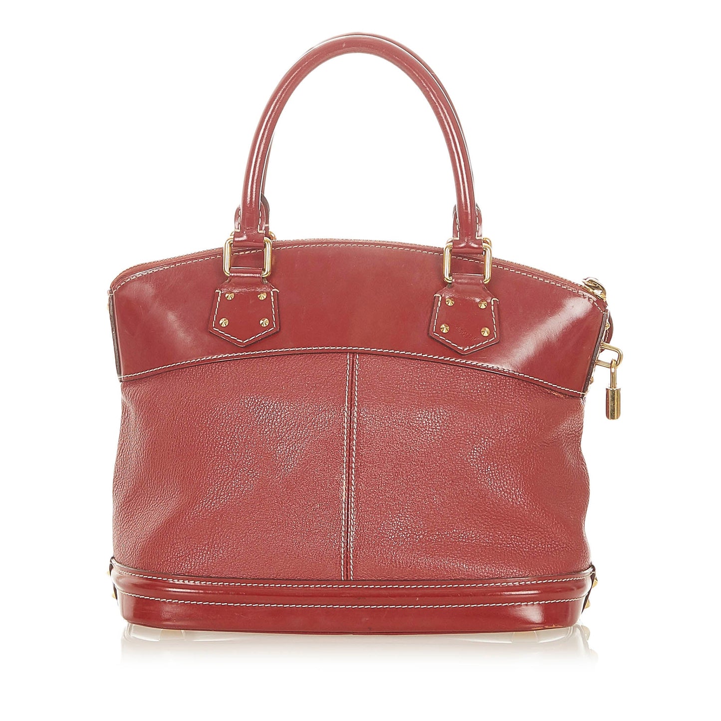 Louis-Vuitton Suhali Lockit MM Red