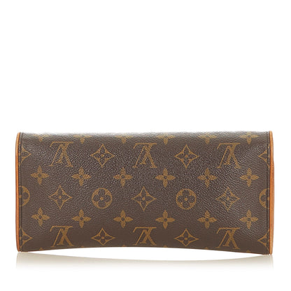 Louis-Vuitton Louis Vuitton Monogram Pochette Twin PM Brown
