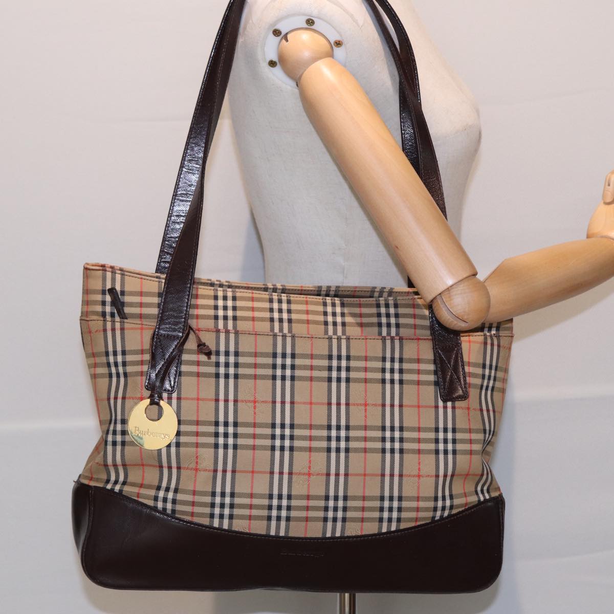 BURBERRY Nova Check Shoulder Bag