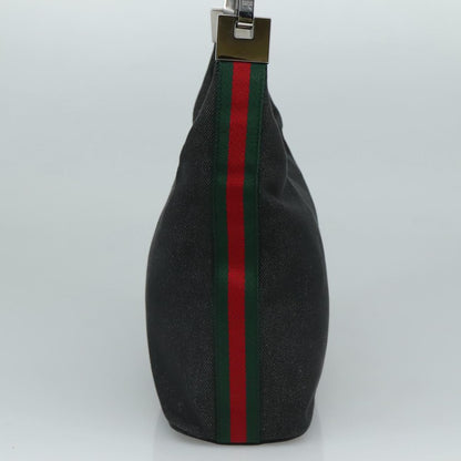 Gucci Ophidia Black Canvas Shoulder Bag