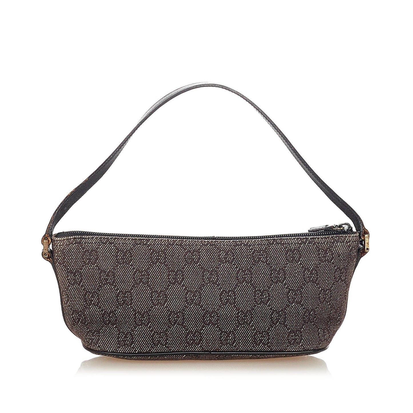 Gucci Gucci GG Canvas Boat Baguette Black