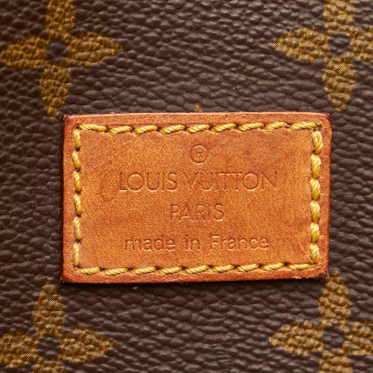 Louis-Vuitton Monogram Saumur 35 Brown