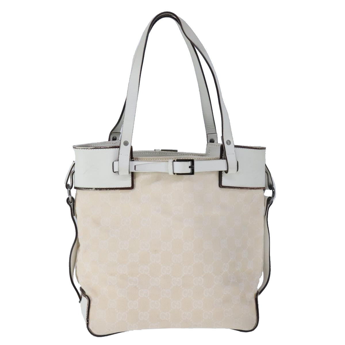 Gucci Gg Canvas Beige Canvas Tote Bag