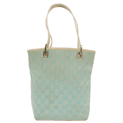 Gucci Blue Canvas Tote Bag ()