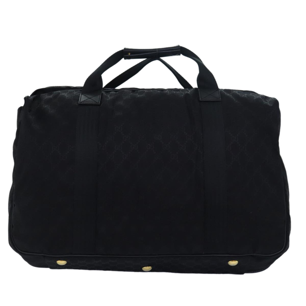 Gucci Gg Canvas Black Canvas Travel Bag
