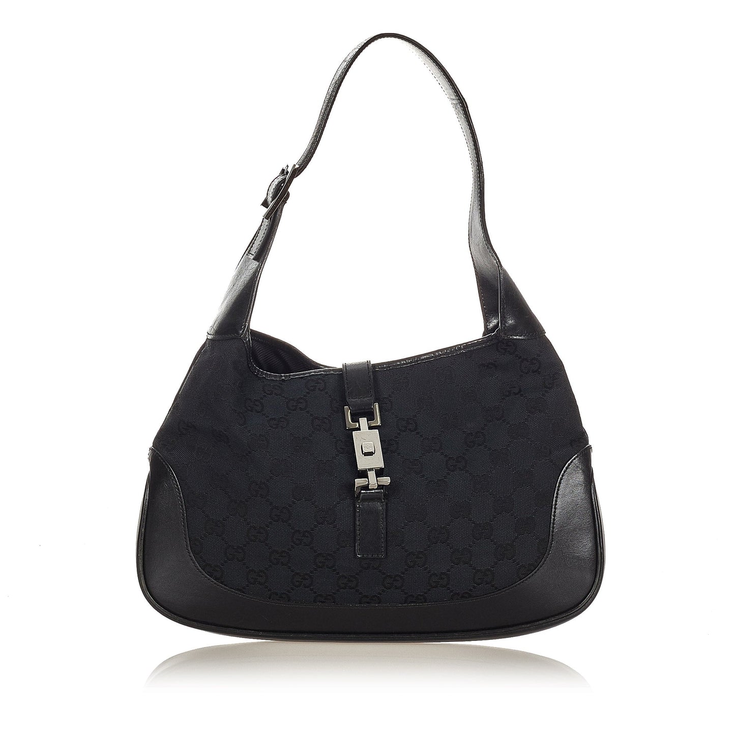 Gucci Gucci GG Canvas Jackie Shoulder Bag Blue